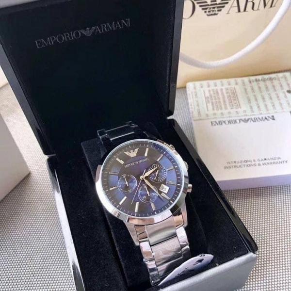 Emporio Arman_i Classic Silver-Blue