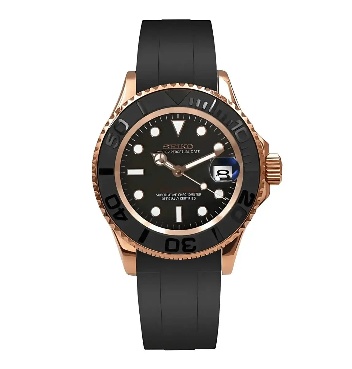 VARELON — Premium Black & Rose Gold Watch