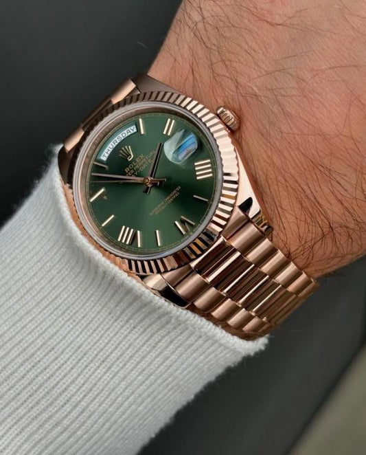 Role_x Oyster Perpetual Day Date 40 Battery Working Like Automatic