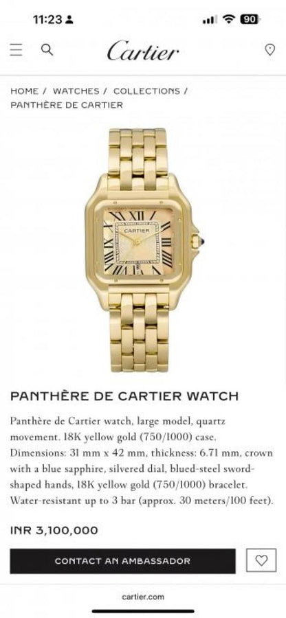 Cartie_r Panther Store Article