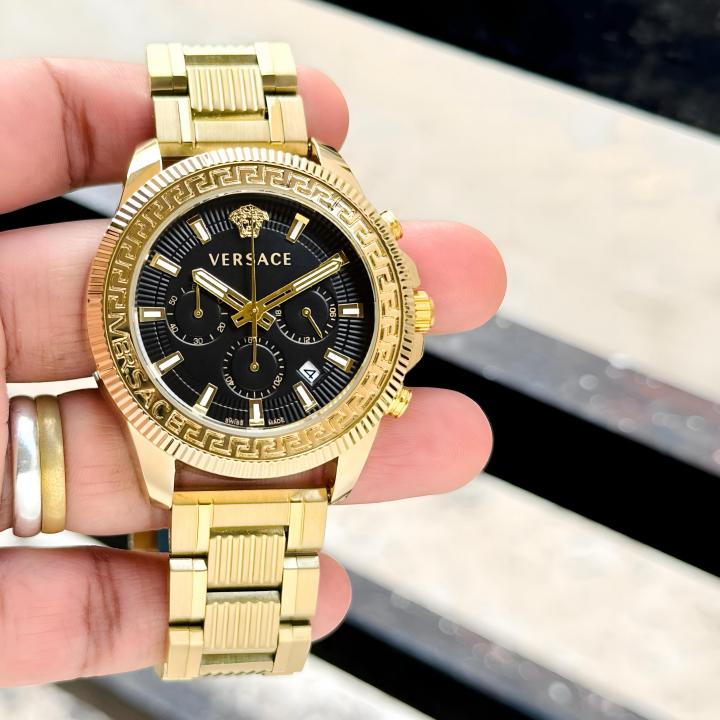 Versacee Grecs Action Chronography Watch For Men