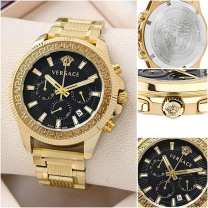 Versacee Grecs Action Chronography Watch For Men