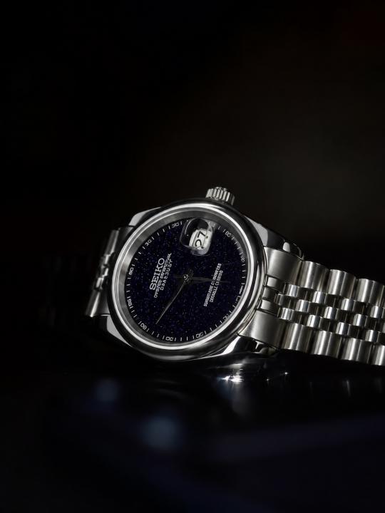 Luxury Oyster Perpetual Date Just Galaxy Black