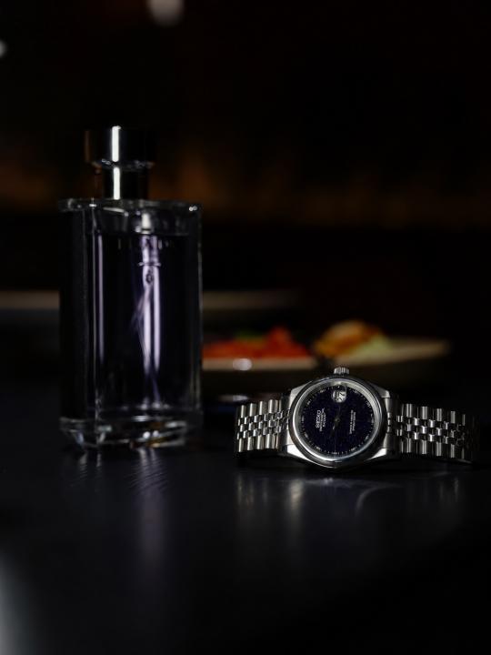 Luxury Oyster Perpetual Date Just Galaxy Black