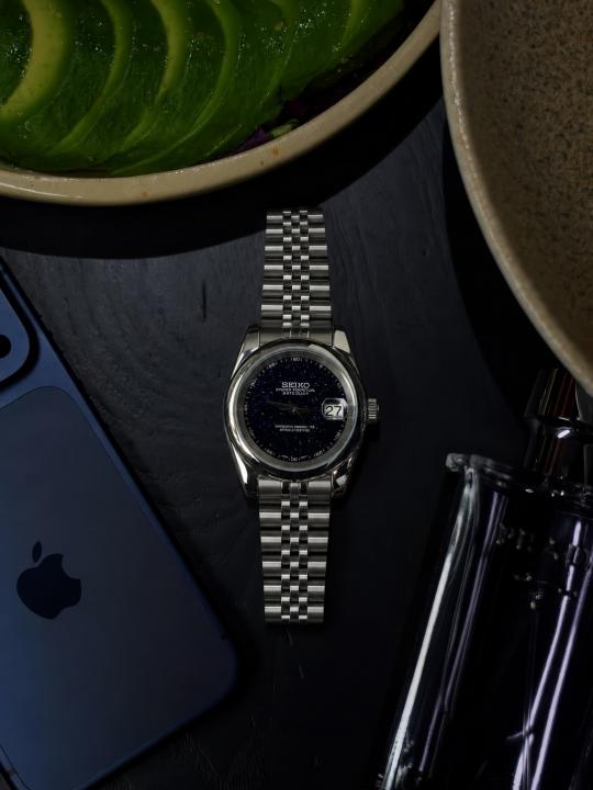 Luxury Oyster Perpetual Date Just Galaxy Black
