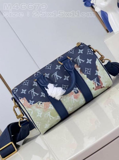 Louiss_Vuitton_LV M46804 Keepall Bandouliere Monogram Travel Speedy With OG Magnetic Box & Dust Bag