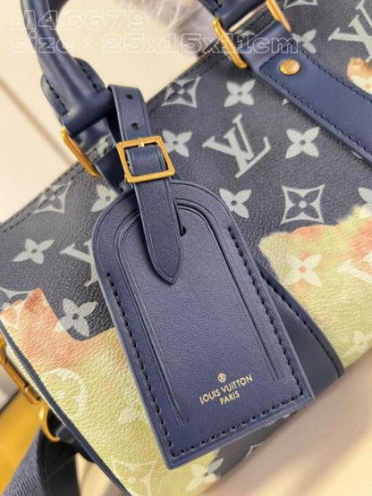 Louiss_Vuitton_LV M46804 Keepall Bandouliere Monogram Travel Speedy With OG Magnetic Box & Dust Bag
