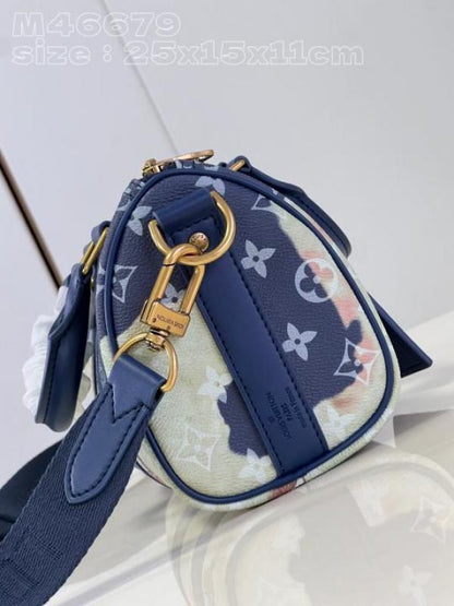 Louiss_Vuitton_LV M46804 Keepall Bandouliere Monogram Travel Speedy With OG Magnetic Box & Dust Bag