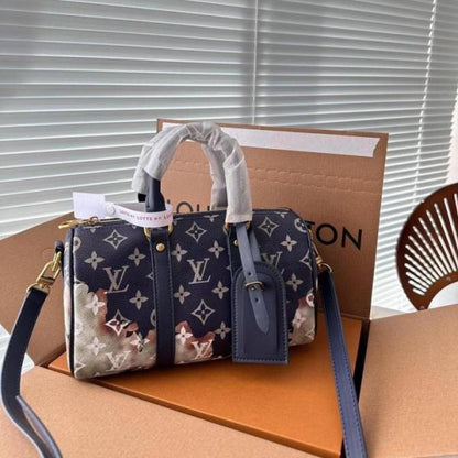 Louiss_Vuitton_LV M46804 Keepall Bandouliere Monogram Travel Speedy With OG Magnetic Box & Dust Bag